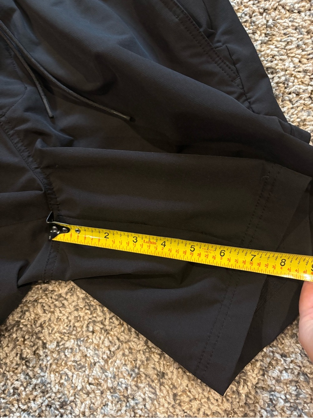 Old Navy Size Large Tall Black Athletic Shorts 8” Inseam - Picture 6 of 6